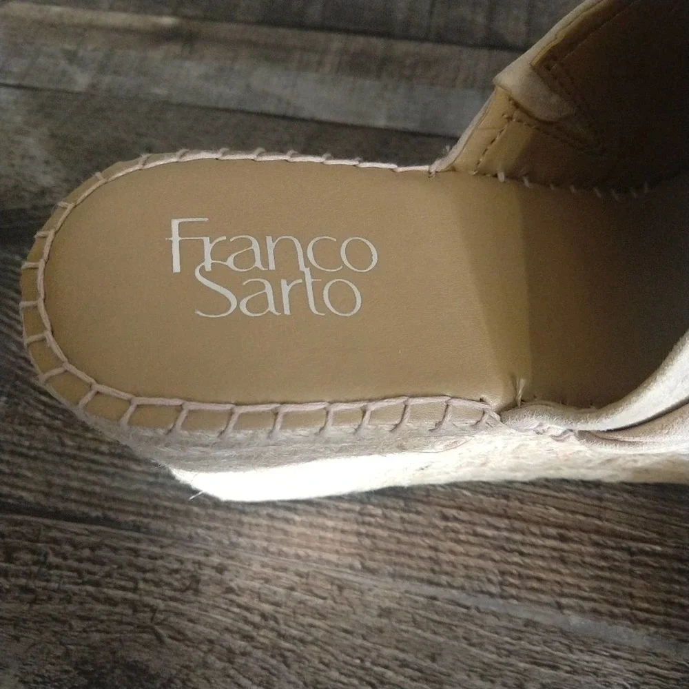 Franco Sarto Talinda Wedge Espadrilles Sandals 10